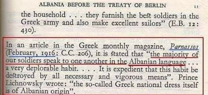 US newspaper says that the Greek "national costume" of the honour guard Evzoni is originally Albanian